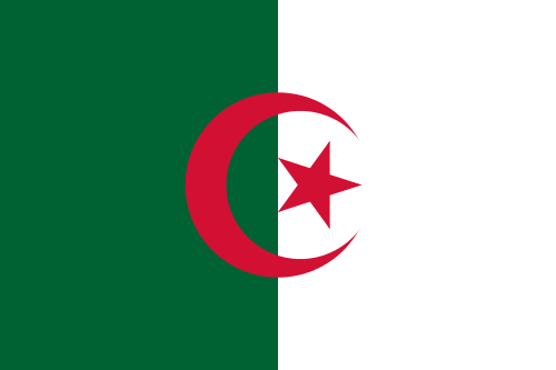 Algeria on the World Map