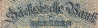 1890-1911 Issue - Sächsische Bank zu Dresden (Sachsen - Saxony)