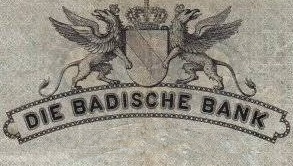 1907 Issue -  Badische Bank (Baden)