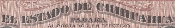 1914-1915 Issue - Chihuahua - Mexican State