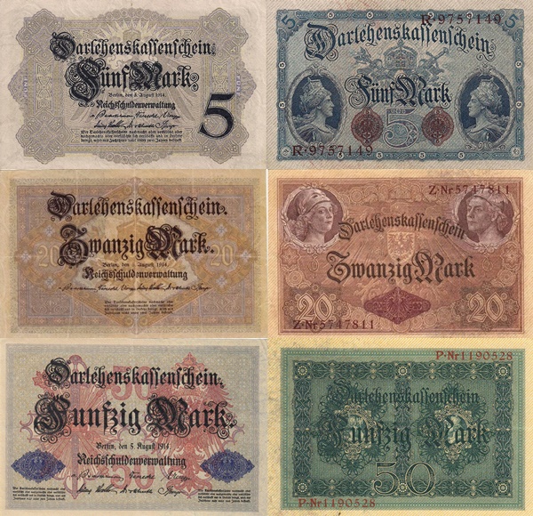 1914 First Issue - Darlehenskassenschein