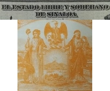 1915 Issue - Estado Libre y Soberano de Sinaloa