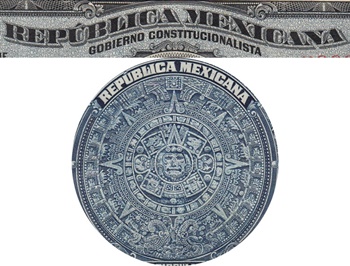 1915 Issue - República Mexicana - Gobierno Constitucionalista