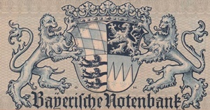 1923 First Issue -  Bayerische Notenbank (Bayern - Bavaria)