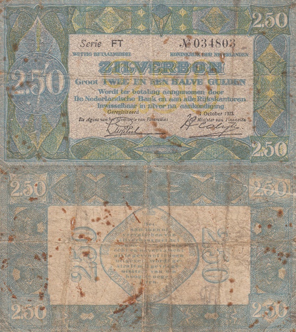 1923 Issue (ZILVERBON)