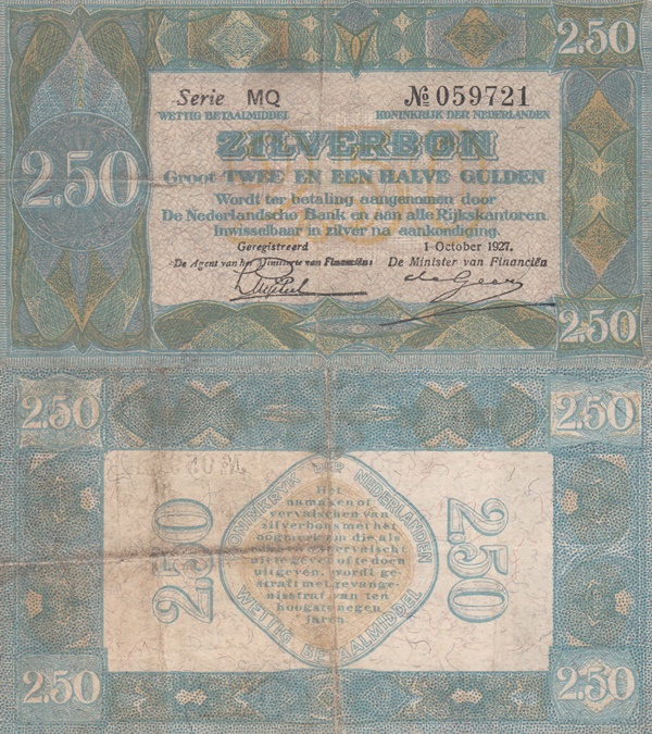 1927 Issue (ZILVERBON)