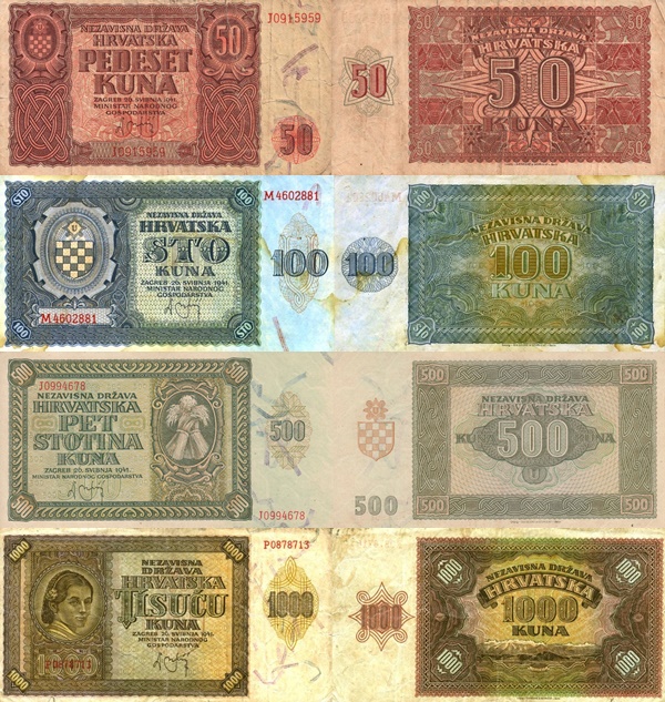 1941 Issue - Nezavisna Drzava Hrvatska