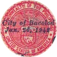 Emisiunea de urgență 1942 - Commonwealth of the Philippines, Negros Occidental