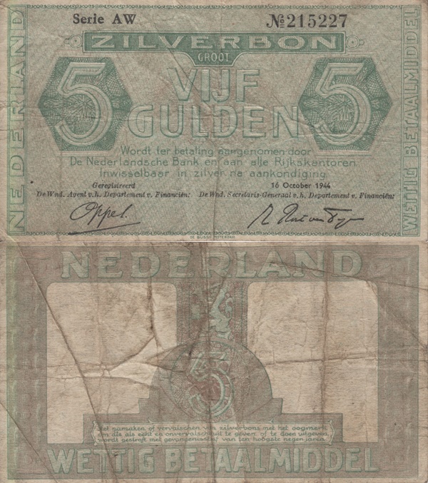 1944 Issue - ZILVERBON