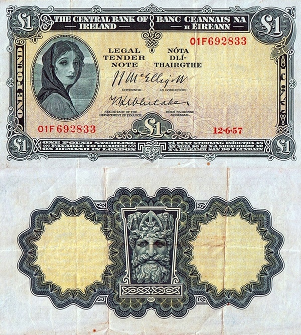 Emisiunea 1945-1960 - 1 Pound/Punt