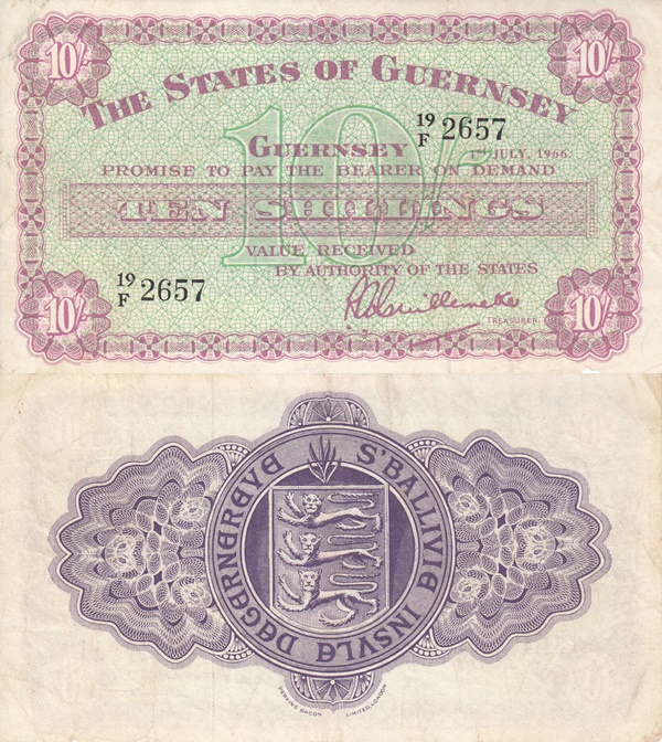 1945-1966 Issue - 10 Shillings