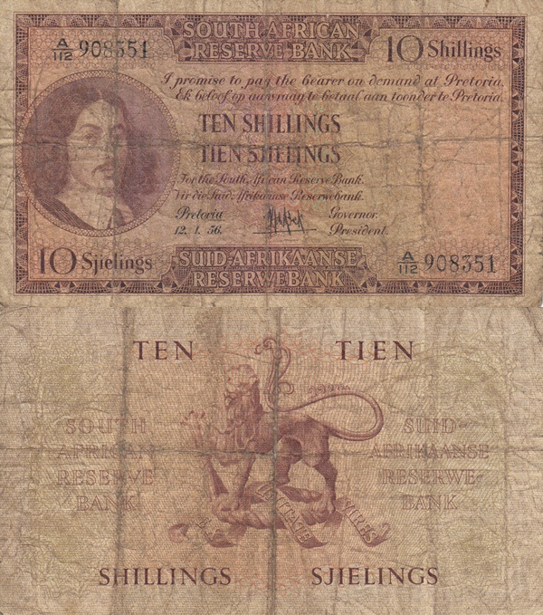 1948-1959 Issue - 10 Shillings