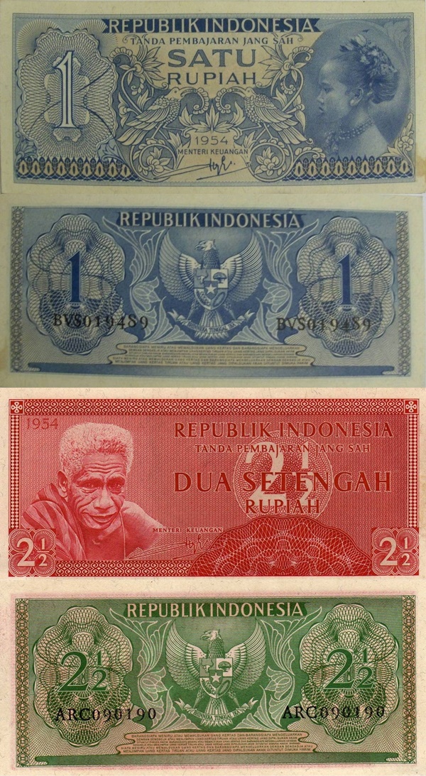 Emisiunea 1954 - Republik Indonesia