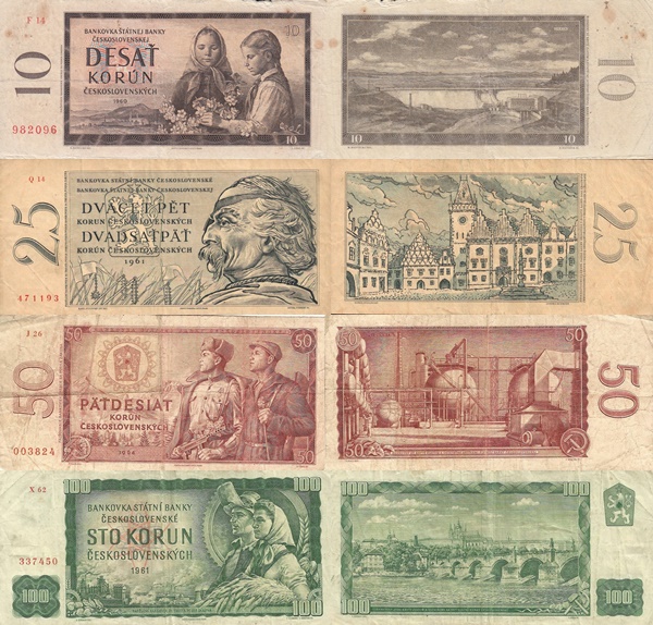 1960-1964 Issue - Státní Banka Československá