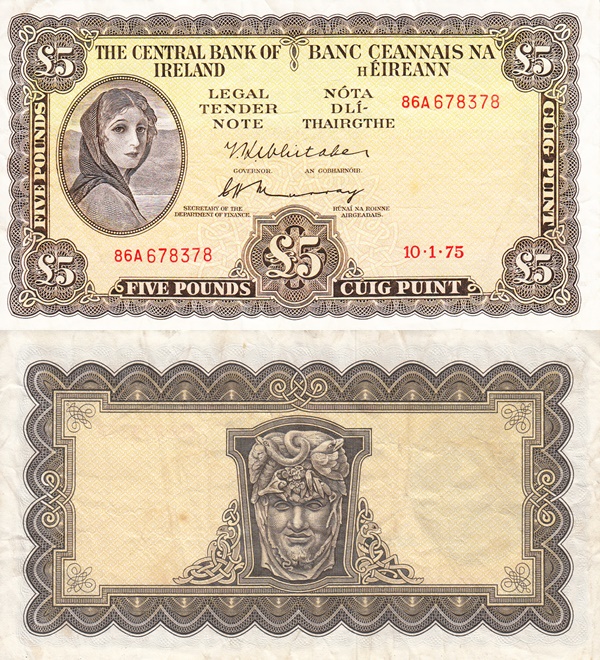 1961-1975 Issue - 5 Pounds