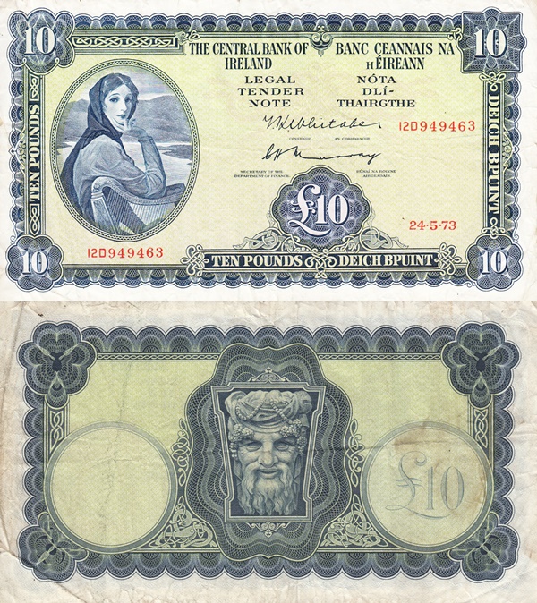 Emisiunea 1962-1976 - 10 Pounds