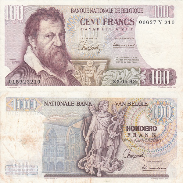 1962-1977 Issue - 100 Francs