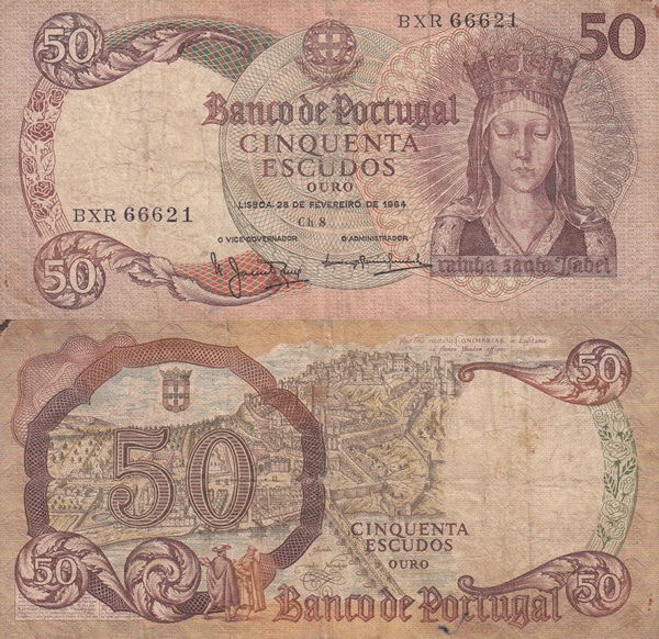 Emisiunea 1964 - 50 Escudos