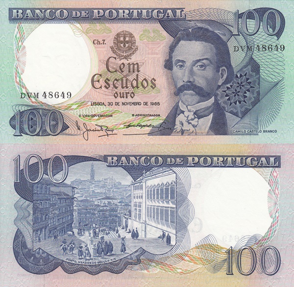 1965 & 1978 Issue - 100 Escudos