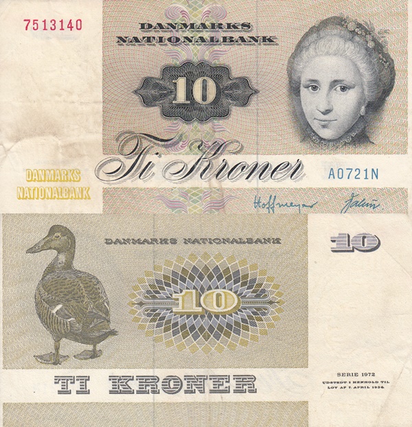 1972-1978 Issue - 10 Kroner