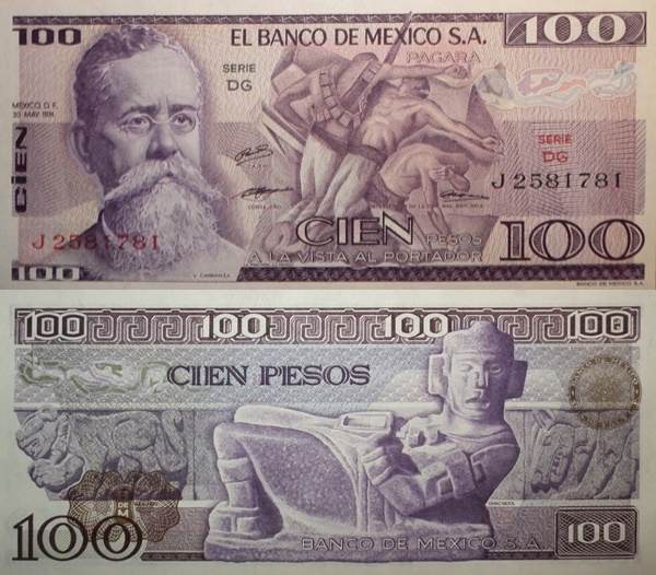 1974 & 1978 Issue - 100 Pesos