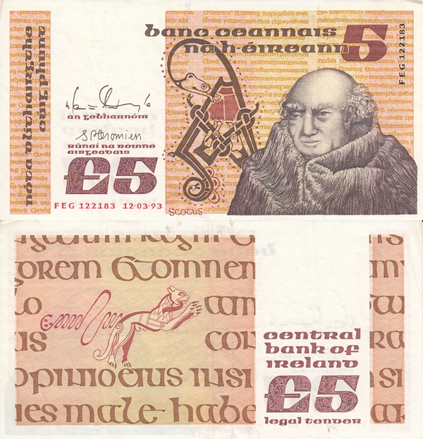 1976-1993 Issue - 5 Pounds/ Phunt