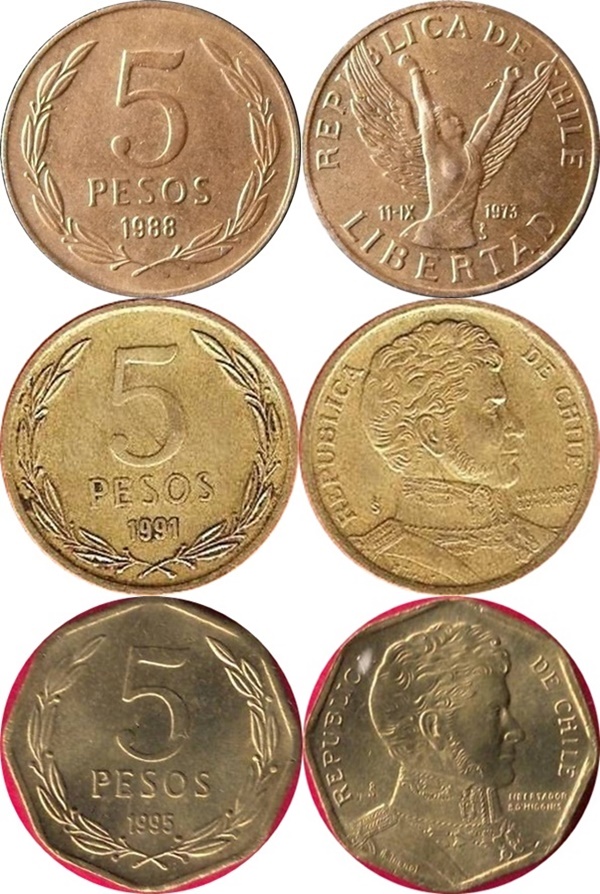 Emisiunea 1976-2016 - 5 Pesos