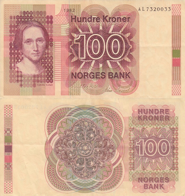 1977-1982 Issue - 100 Kroner