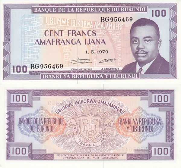 Emisiunea 1977-1993 - 100 Franci