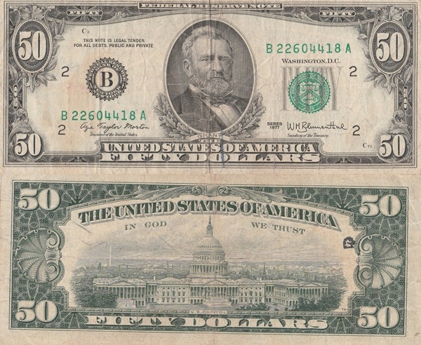 1977 Issue - 50 Dollars