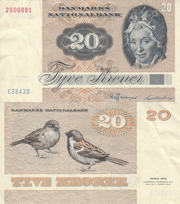 1979-1988 Issue - 20 Kroner