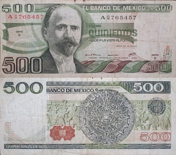 1979 Issue - 500 Pesos