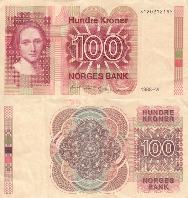 1983-1994 Issue - 100 Kroner