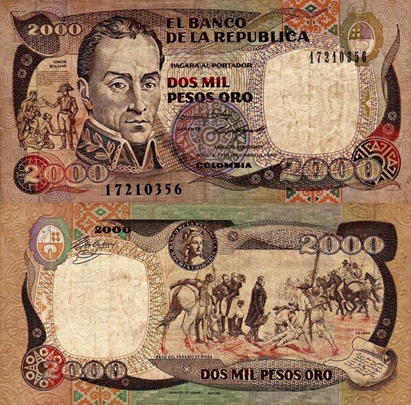 1983-1994 Issues - 2000 Pesos