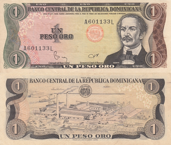 1984-1988 Issue - 1 Peso Oro