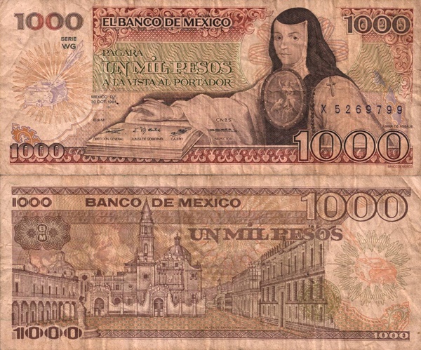 Emisiunea 1984 - 1000 Pesos