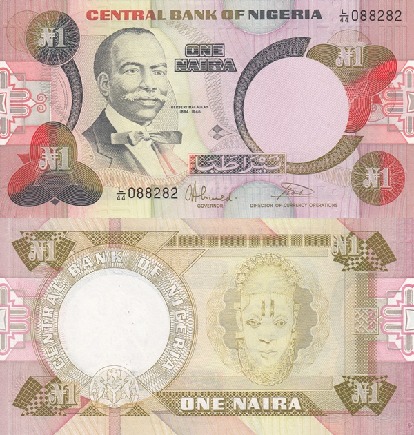 Emisiunea 1984 ND - 1 Naira