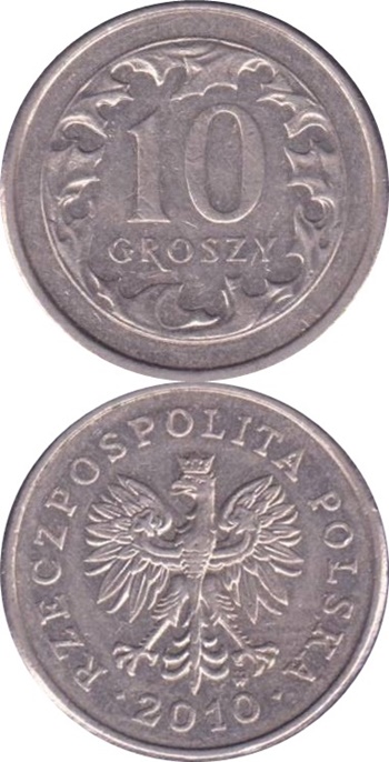 1990-2016 Issue - 10 Groszy