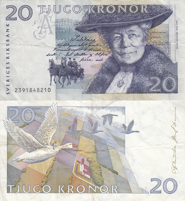 1991-1995 Issue - 20 Kronor