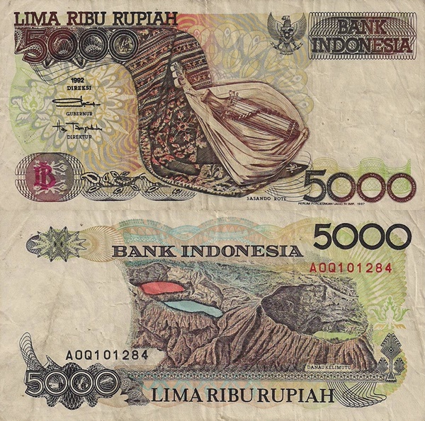 Emisiunea 1992-2001 - 5000 Rupiah