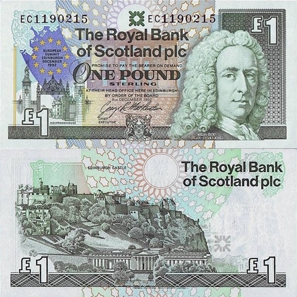 Emisiunea comemorativa 1992 - The Royal Bank of Scotland Plc