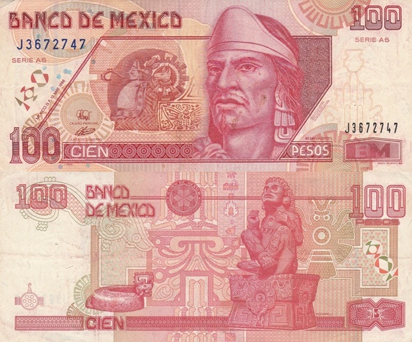 Emisiunea 1994-1999 - 100 Pesos