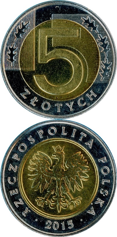 Emisiunea 1994-2017 - 5 Złotych