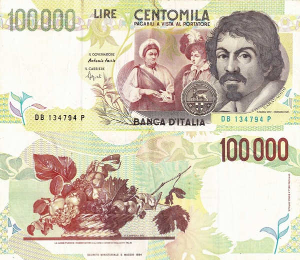 1994 Issue (Bank of Italy - Banca d'Italia: Decreto Ministeriale 06.05.1994)