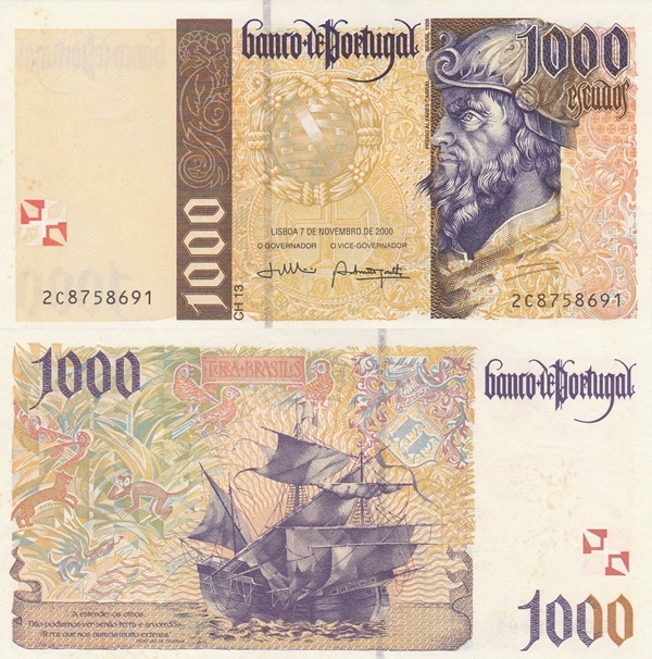 Emisiunea 1996, 1998, 2000 - 1000 Escudos