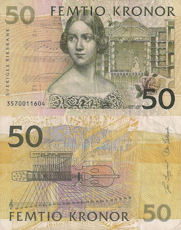 1996-2003 Issue - 50 Kronor