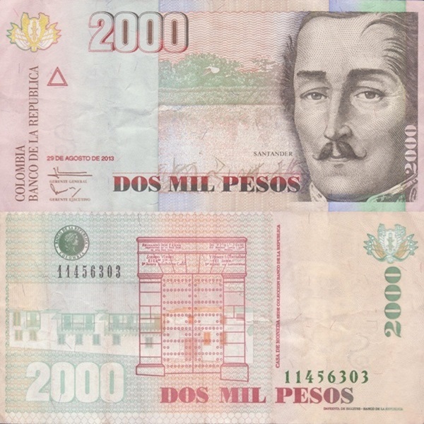 Emisiunea 1996-2013 - 2000 Pesos