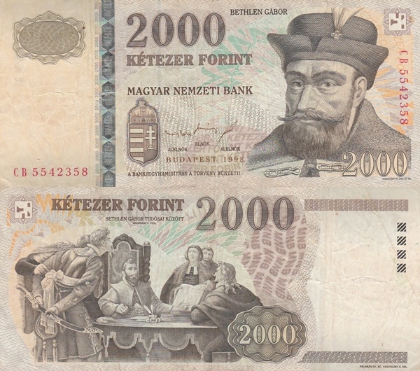 1998-2013 Issue - 2000 Forint