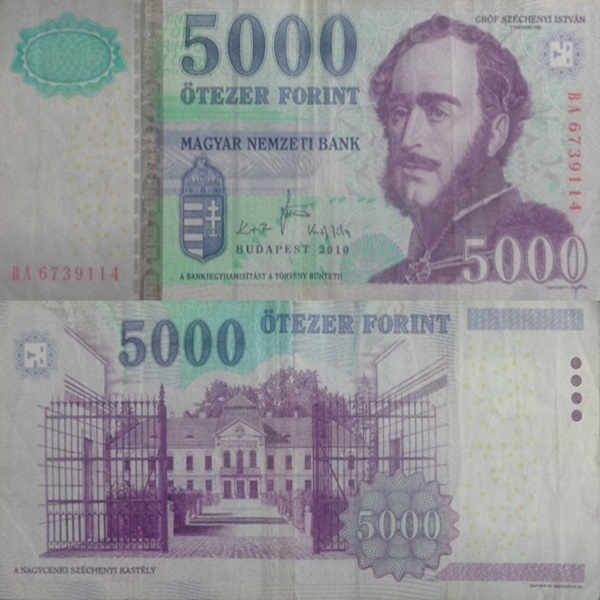 1999-2010 Issue - 5000 Forint