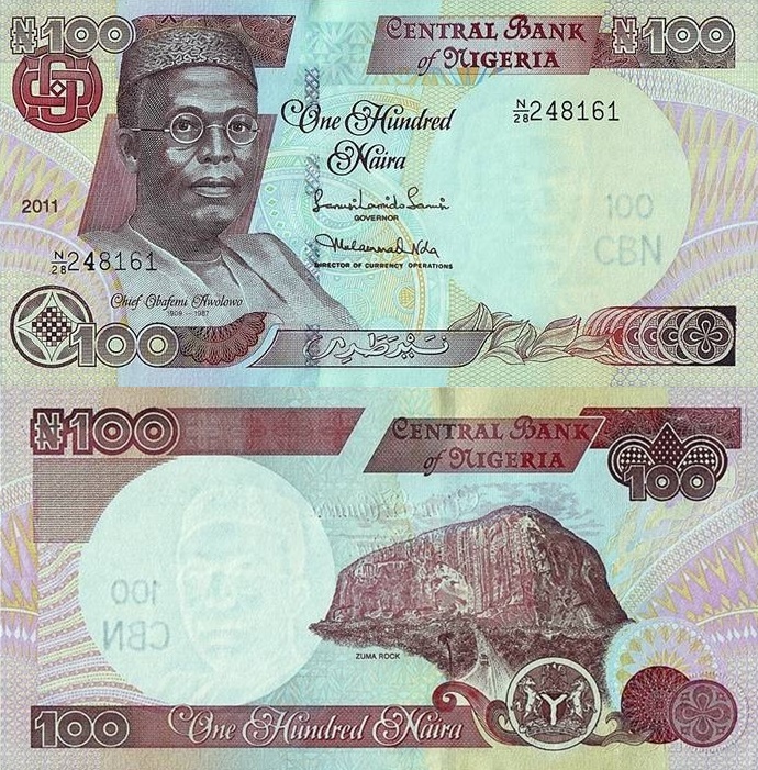 Emisiunea 1999-2014 - 100 Naira